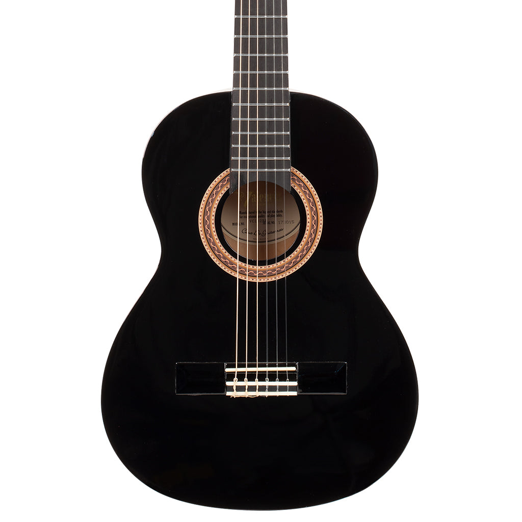 Valencia Nylon String Guitar Half Size (1/2) Black New - VALENCIA