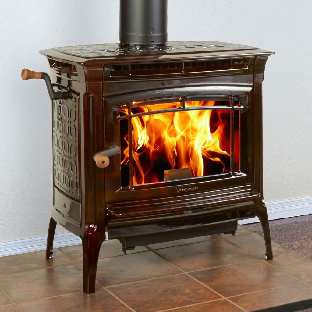 Simple Cast Iron Wood Burning Stove for Living room