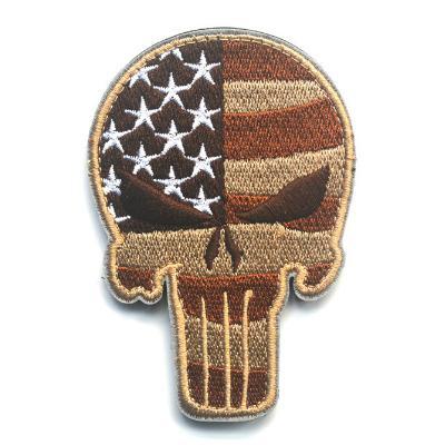 U.S. Flag Punisher Skull Patch – Outdoor King