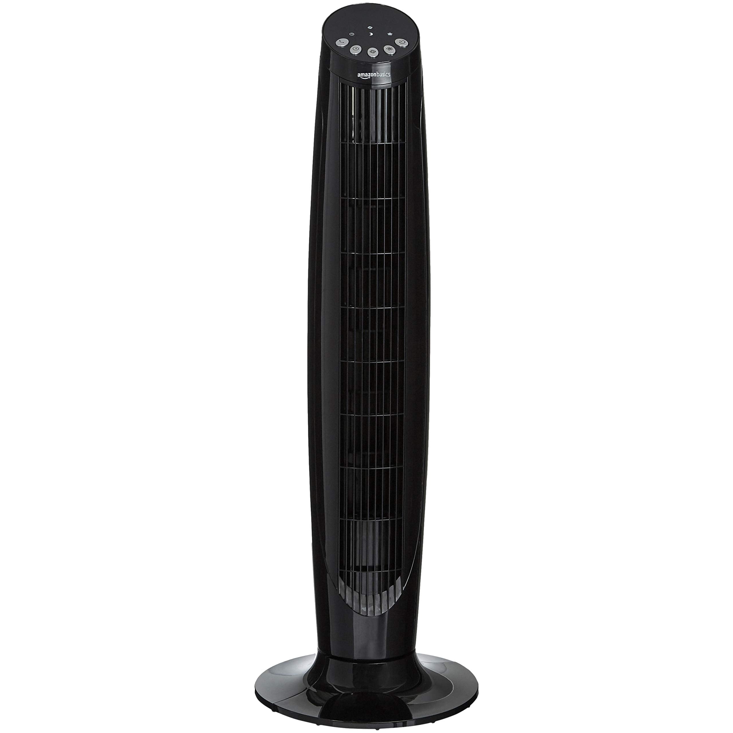Photo 1 of AmazonBasics Digital Oscillating 3 Speed Tower Fan with Remote