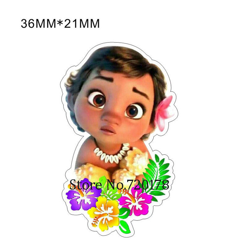 sticker printable walmart paper planar Moana Resin Cartoon Flatback Baby Moana Planar