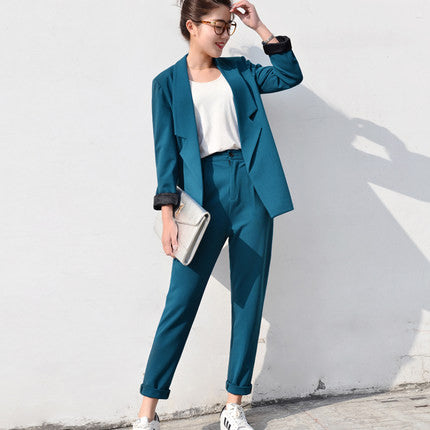 Pant Suits Women Casual Office Business 