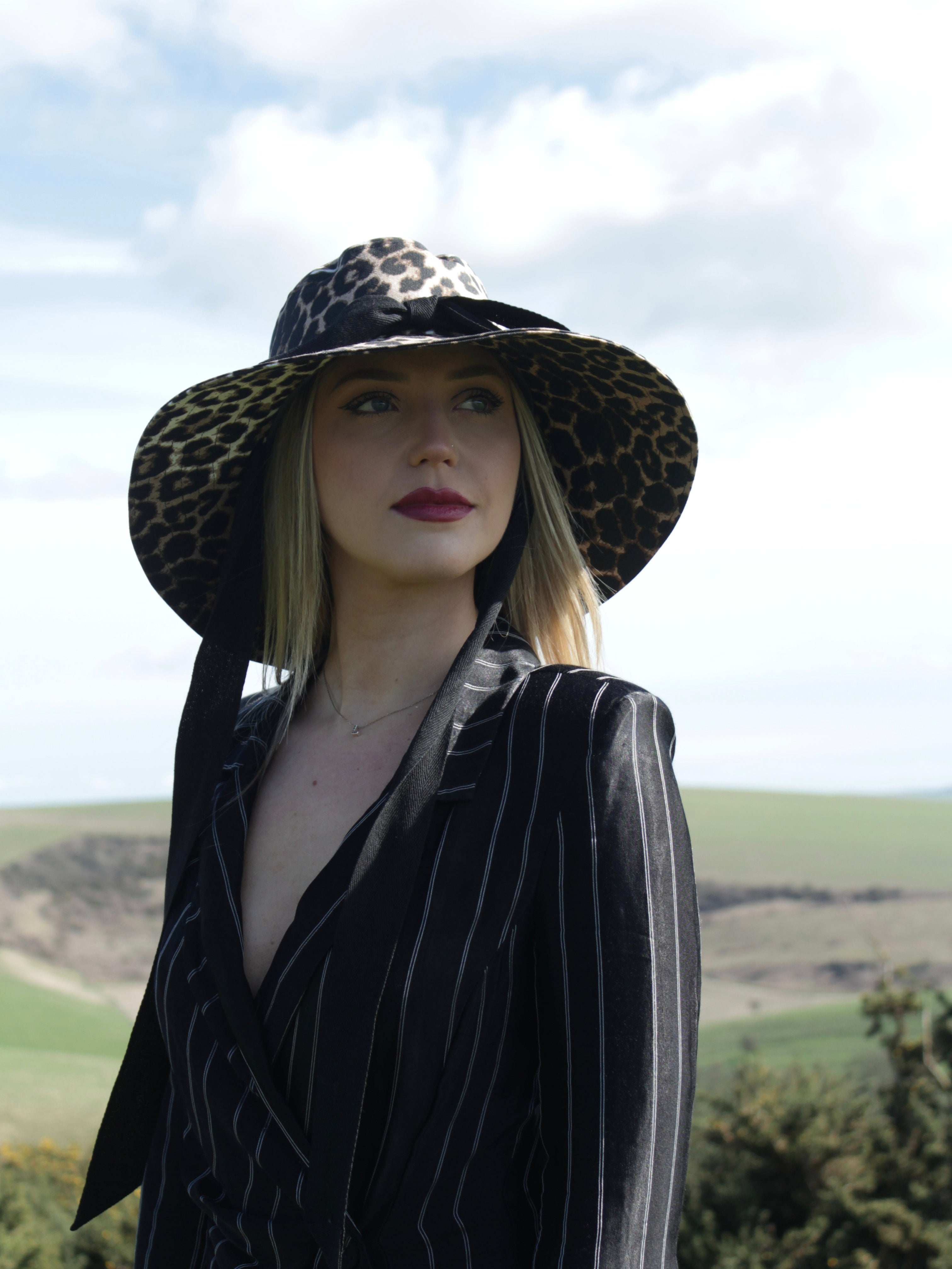 Anna Chocola "Barbara" Sun Hat for The Biba Story at Fashion and Textile Museum