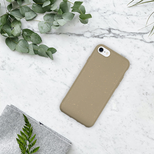 Eco Friendly Olive GReen Phone Case with plants