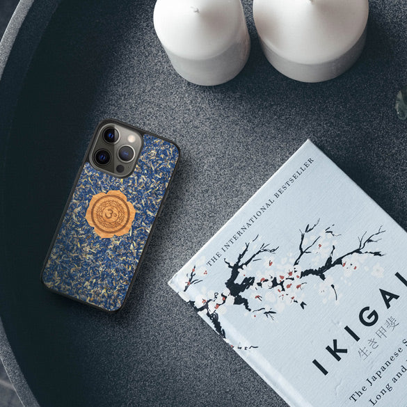 Chakra Yoga Symbols Organic Material Phone Cases