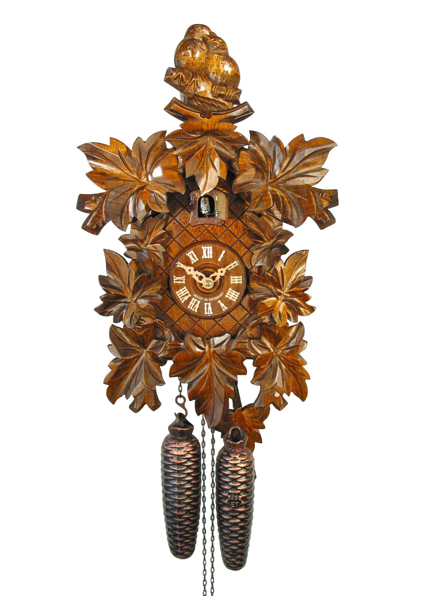 August Schwer Cuckoo Clock Pendulum Hand Carved atginfo.com