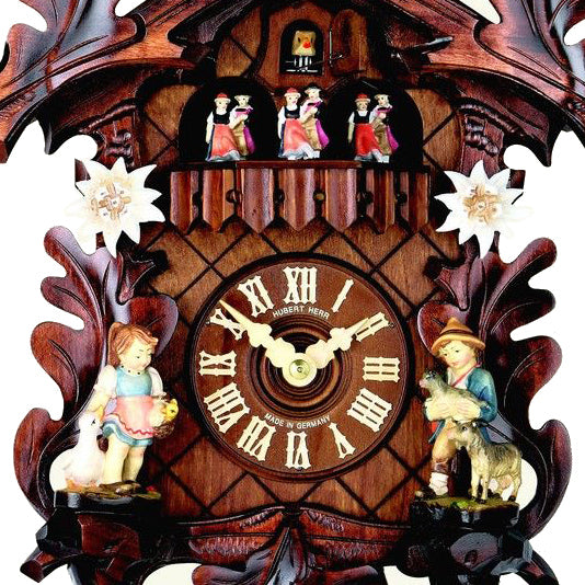 german cuckoo clock with dancers