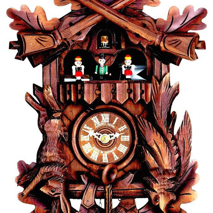 german cuckoo clock with dancers