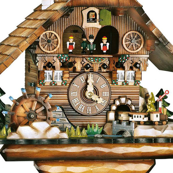 german cuckoo clock with dancers