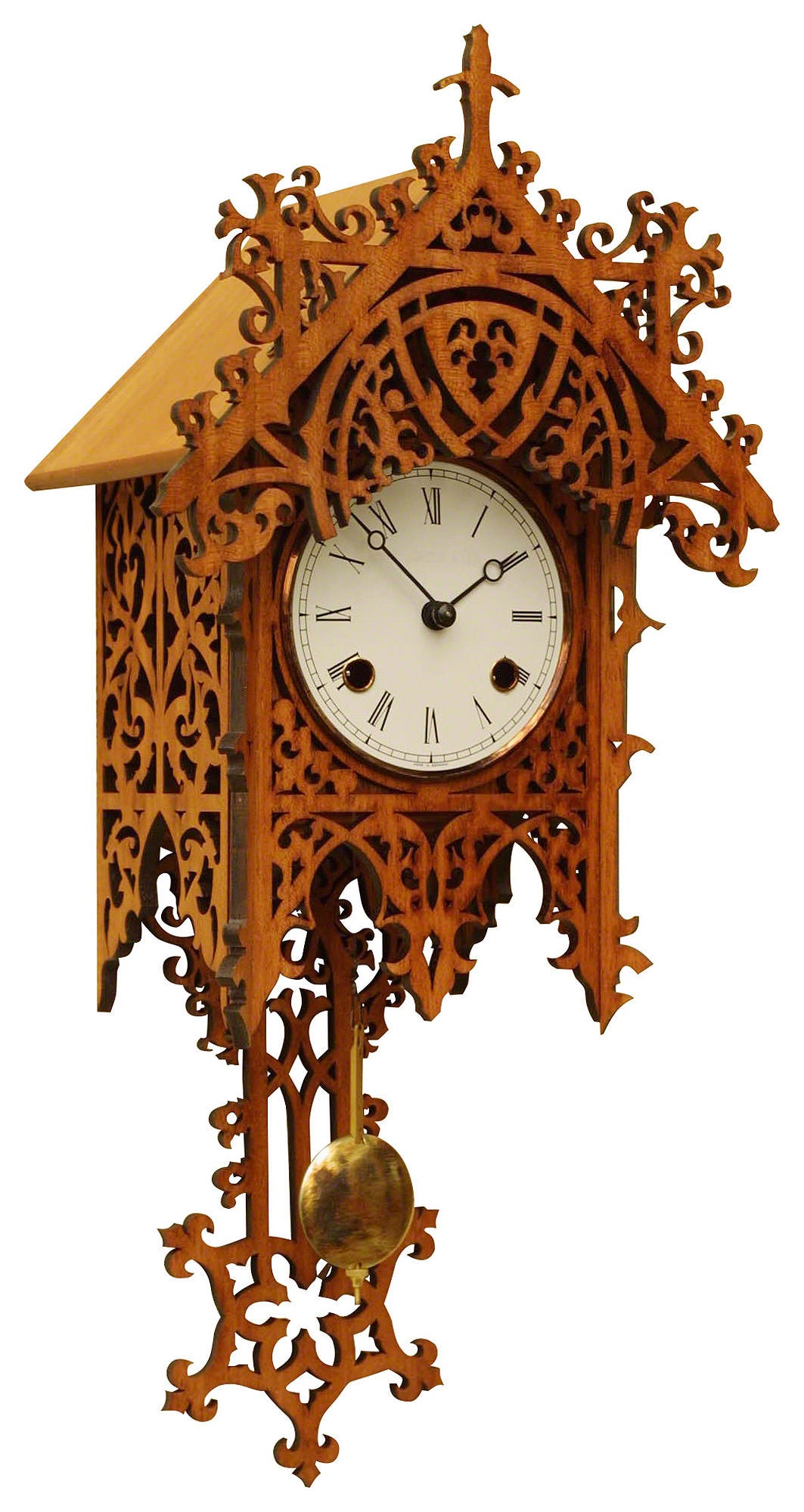 Antique Replica 'Railroad' 8-day cuckoo clock 47cm by Rombach & Haas ...