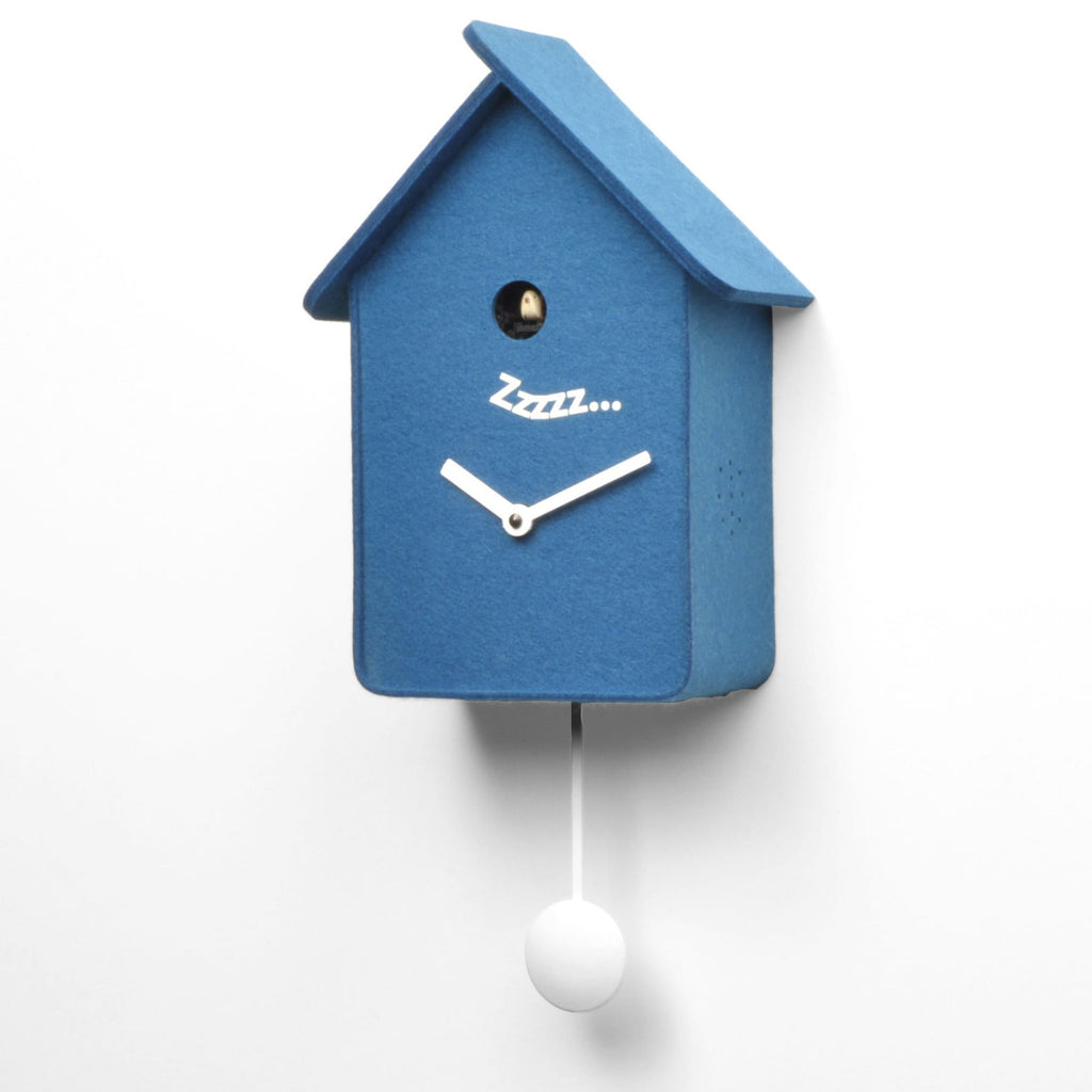 'Softy' Cuckoo Clock (Blue) by Progetti - Cuckoo Collections