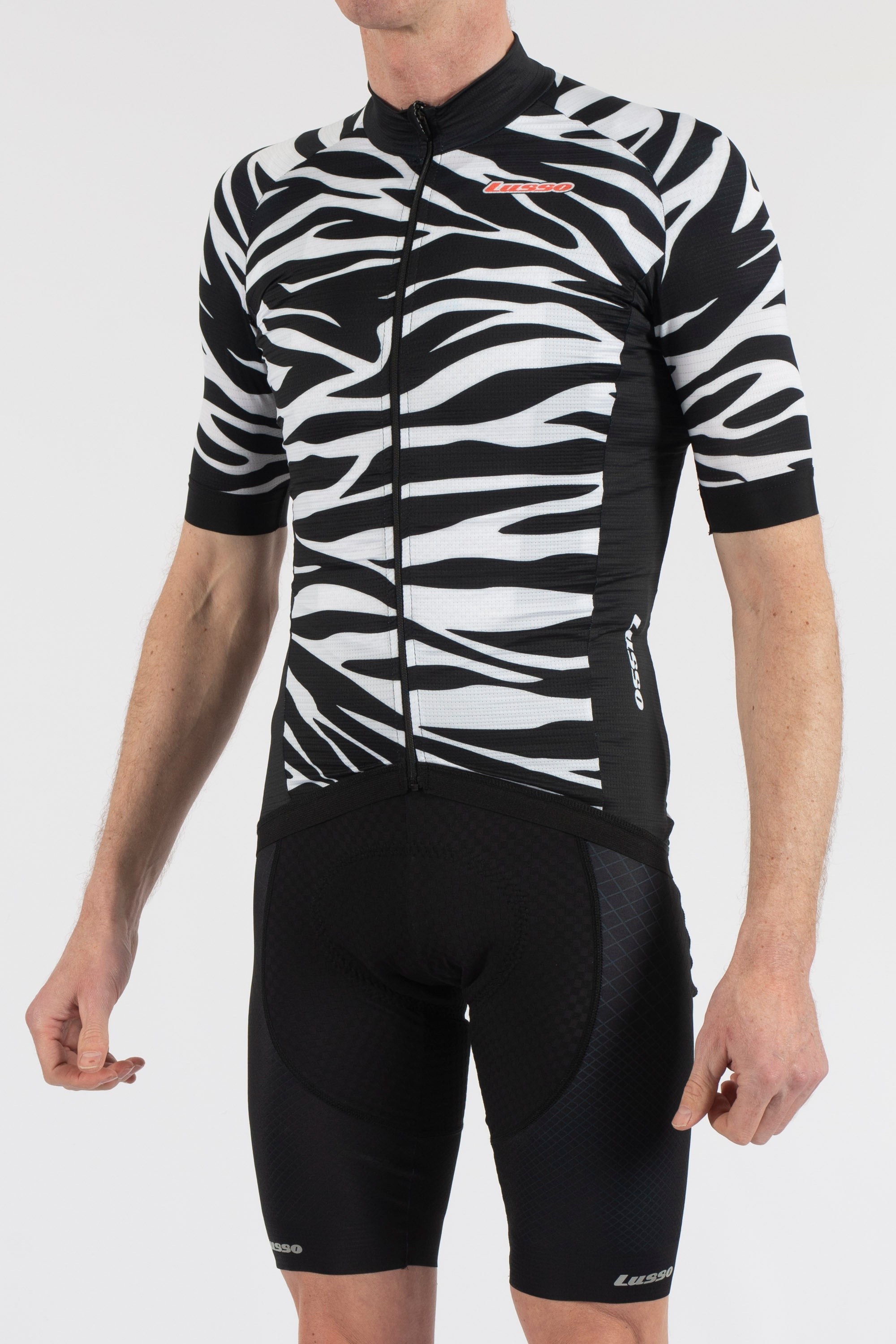 zebra cycling jersey