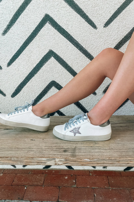 Champagne Casual Star Tennis Shoes – Sunshine Girls Boutique