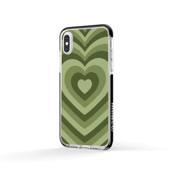 iPhone Case - Green Latte Heart
