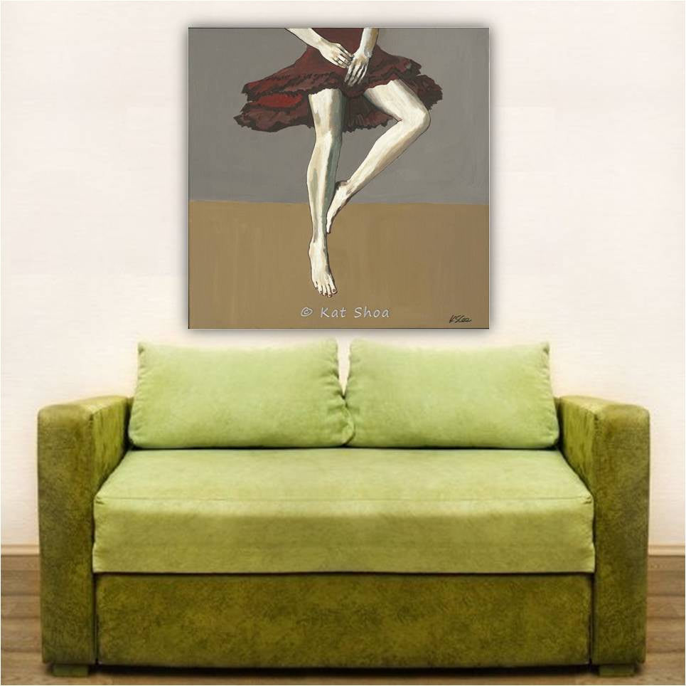 Sexy Woman Modern Canvas Print Large Modern Wall Art Shoa Gallery