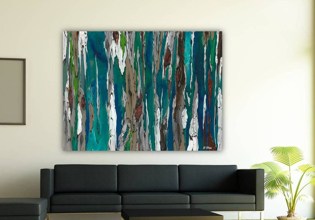 Extra-large-wall-art-oversize-blue-abstract-canvas-print-...