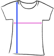 Roll Over Rover Ladies Tee sizing