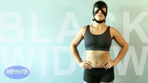 The Black Widow BJJ female submission wrestler