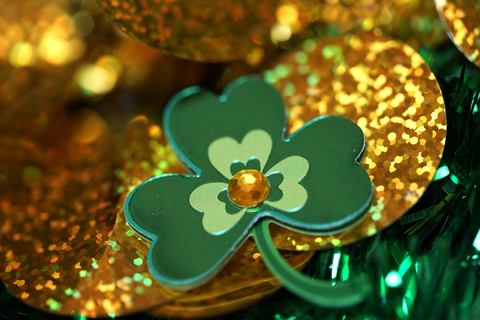 Gold 4 Leaf Clover, Saint Patrick's Day, For Yard Decor