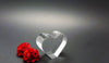 Heart shaped 3D laser etched crystal photo Canada