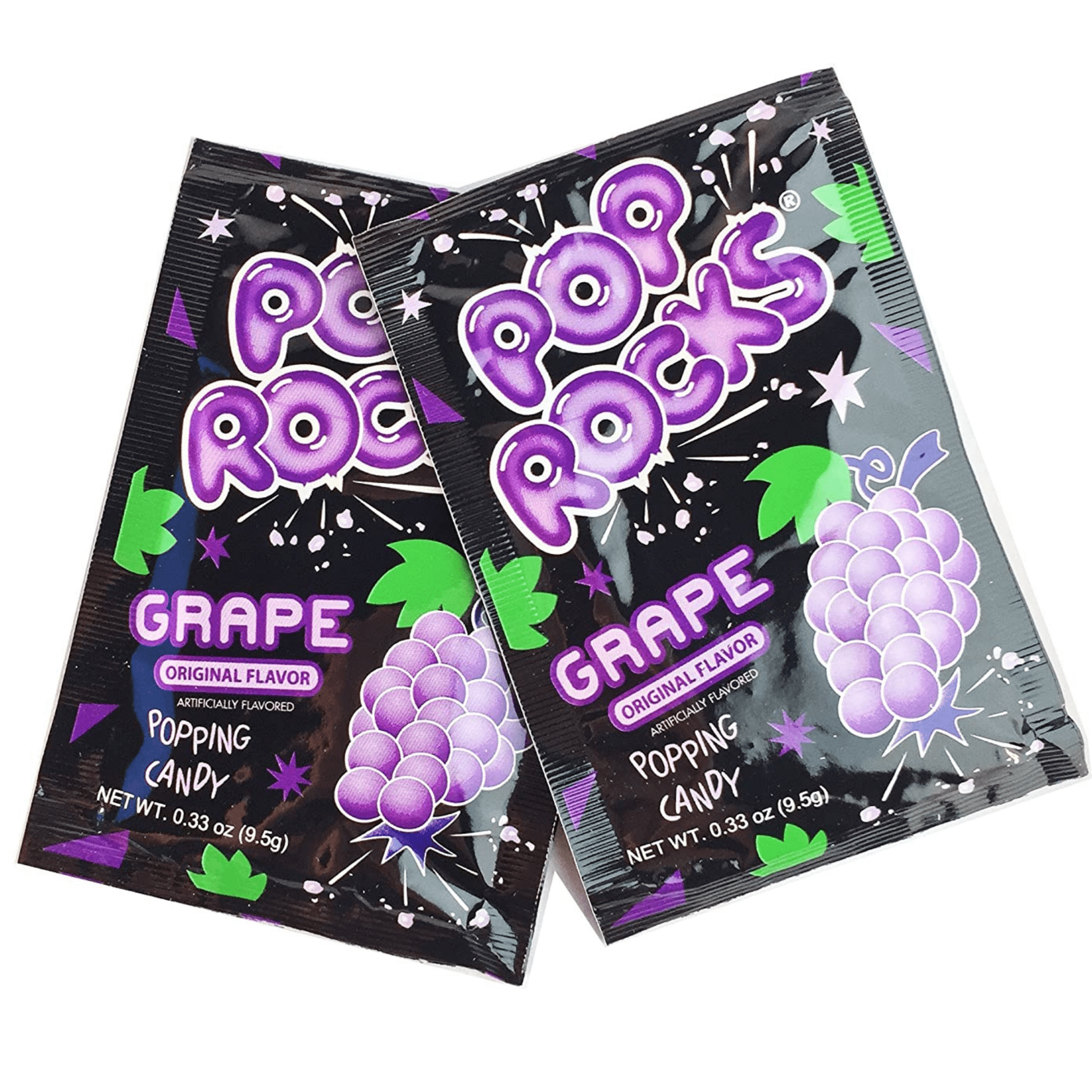 Pop Rocks Variety Mix - 32 Pack of 8 Flavors - Retro Crackling Rock Candy -  Bulk Pack Includes Tropical Punch, Bubble Gum, Cherry, and Much More