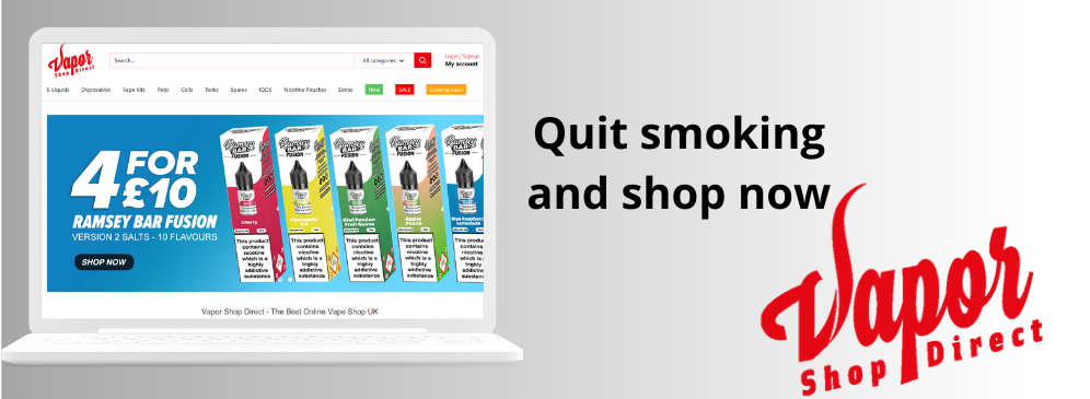 Quit Smoking and Shop Now