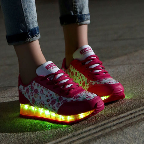 ladies light up shoes