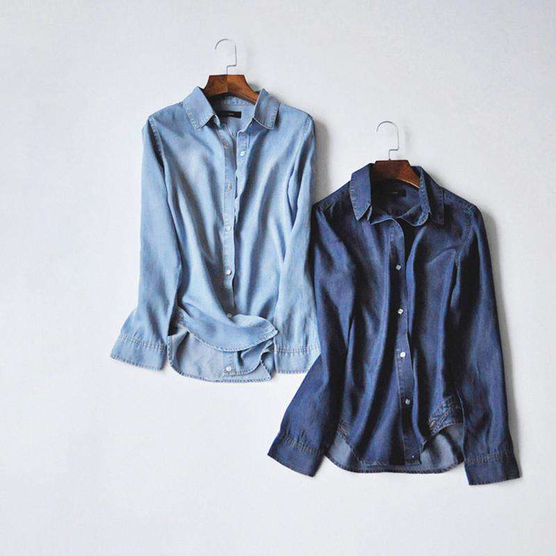 lyocell denim shirt