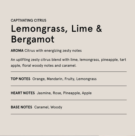 The aromatherapy company New Zealand kitchen lemongrass lime bergamot