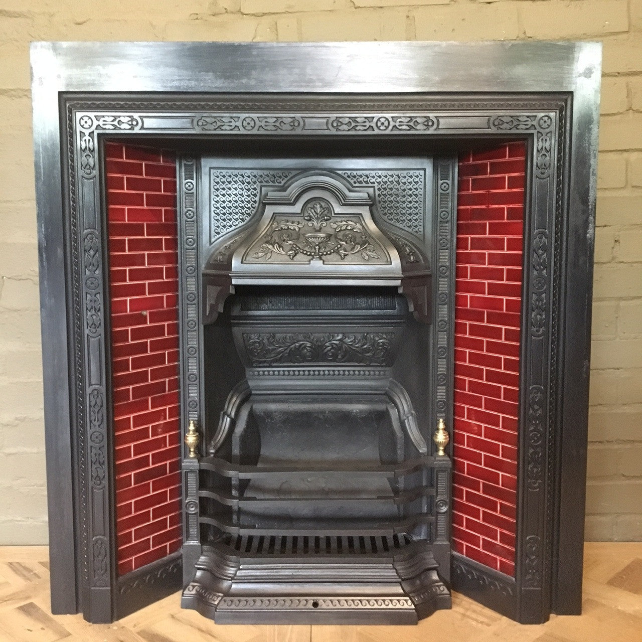 Antique Victorian Tiled Fireplace Insert The Architectural Forum