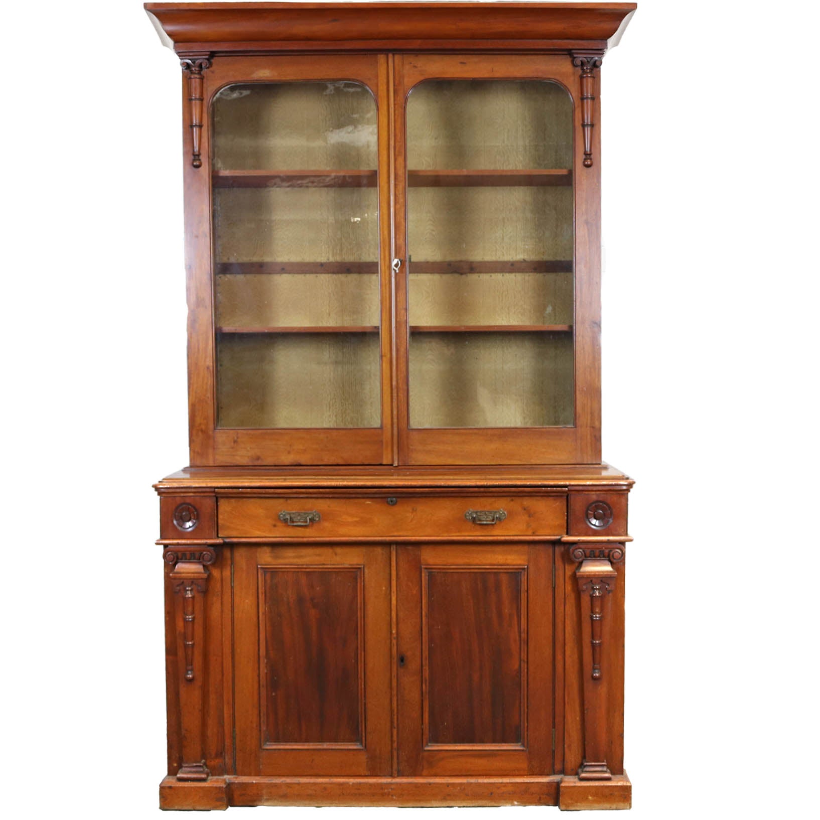 Victorian Mahogany Glass Fronted Dresser The Architectural Forum