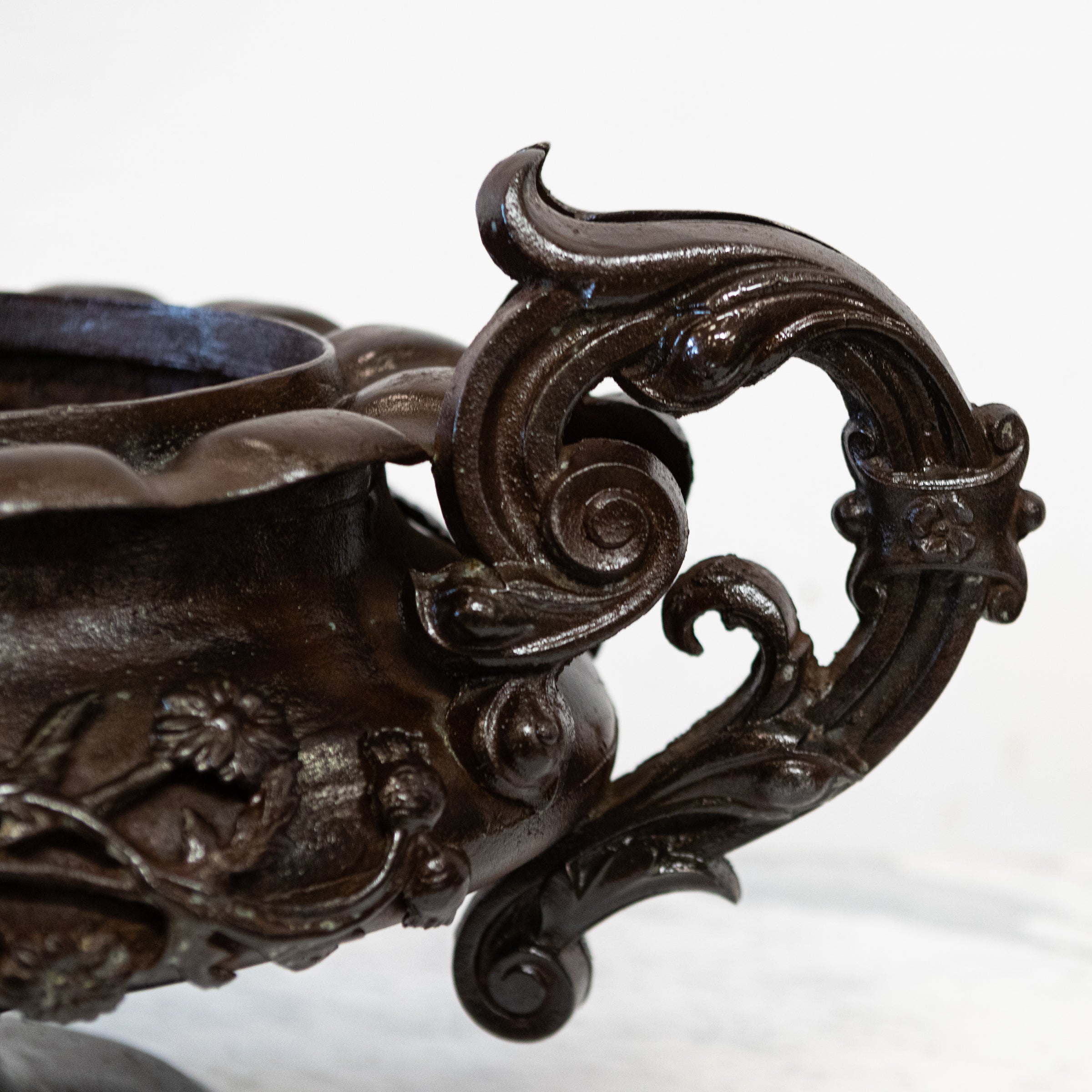 Antique & Reclaimed listings Antique French Cast Iron Urn | Planter