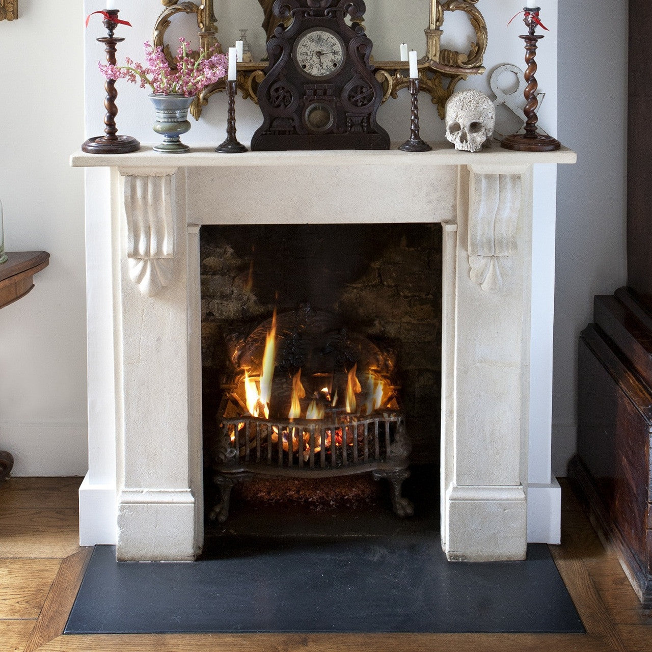 Black Slate Hearth The Architectural Forum