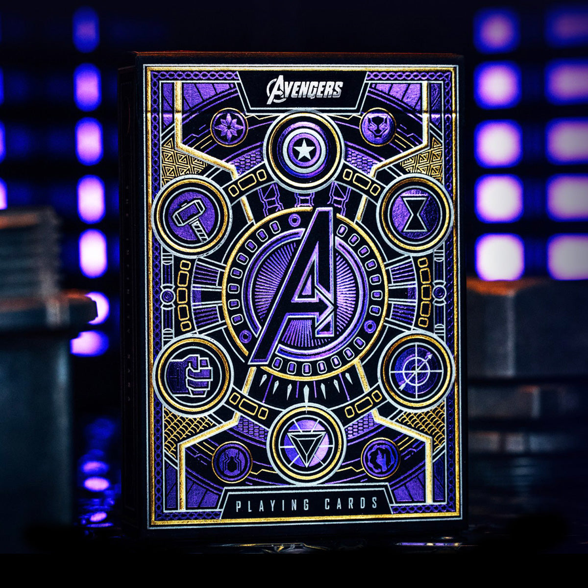 AVENGERS - PURPLE - POWER STONE - Playing Cards Deck