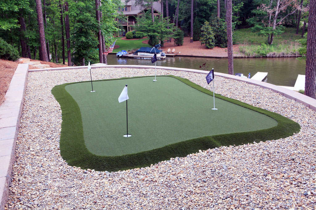 Installing A DIY Backyard Putting Green - Golf Gear Box