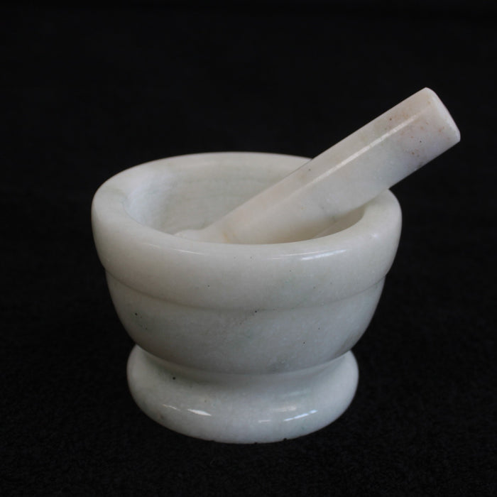 Marble Mortar & Pestle (Medium) - Choice of Two Colours