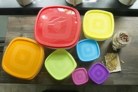 Food Storage Containers With Lids Perfect Plastic Containers 14 Piece