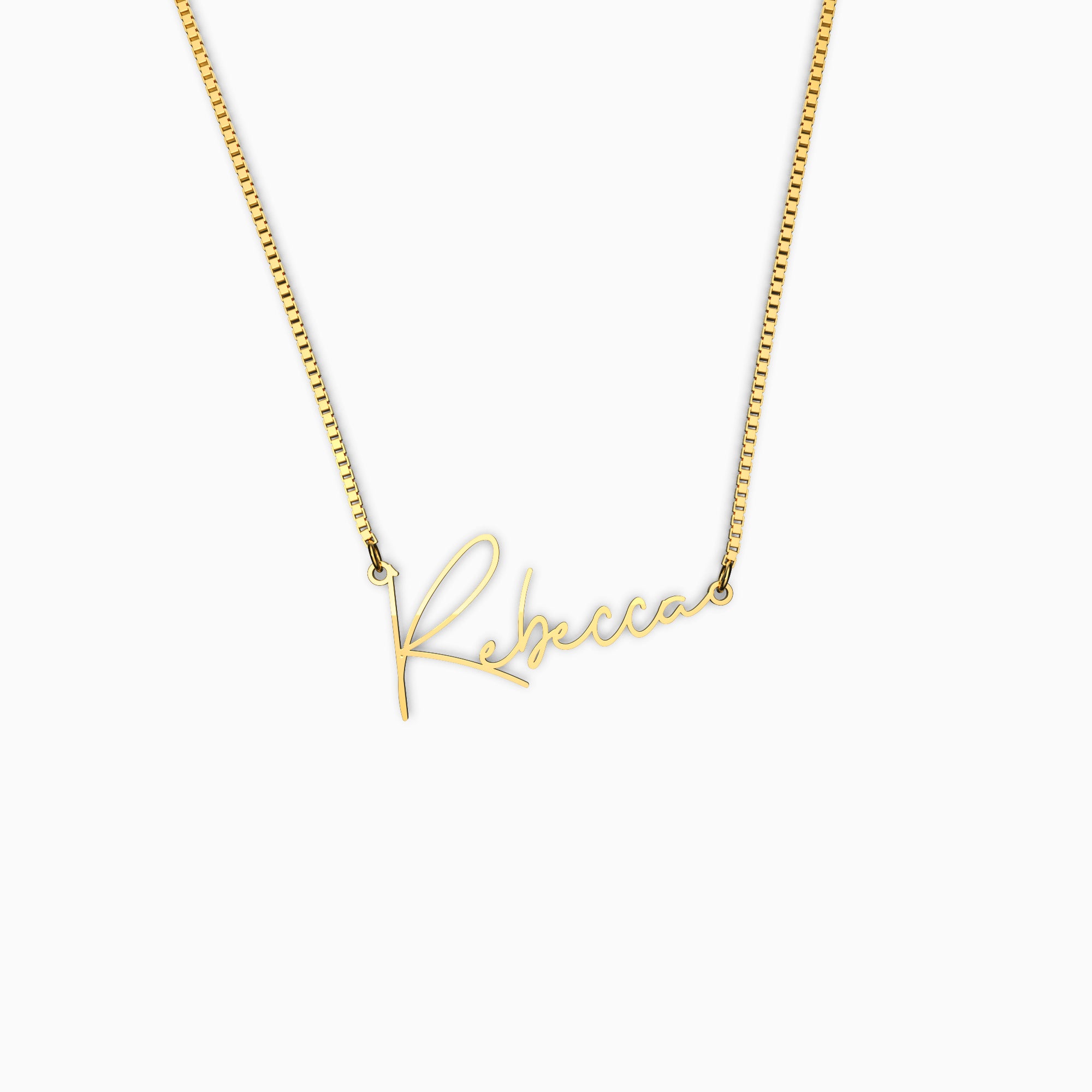 The Name Necklace - Letter Name Necklaces | Mint & Lily