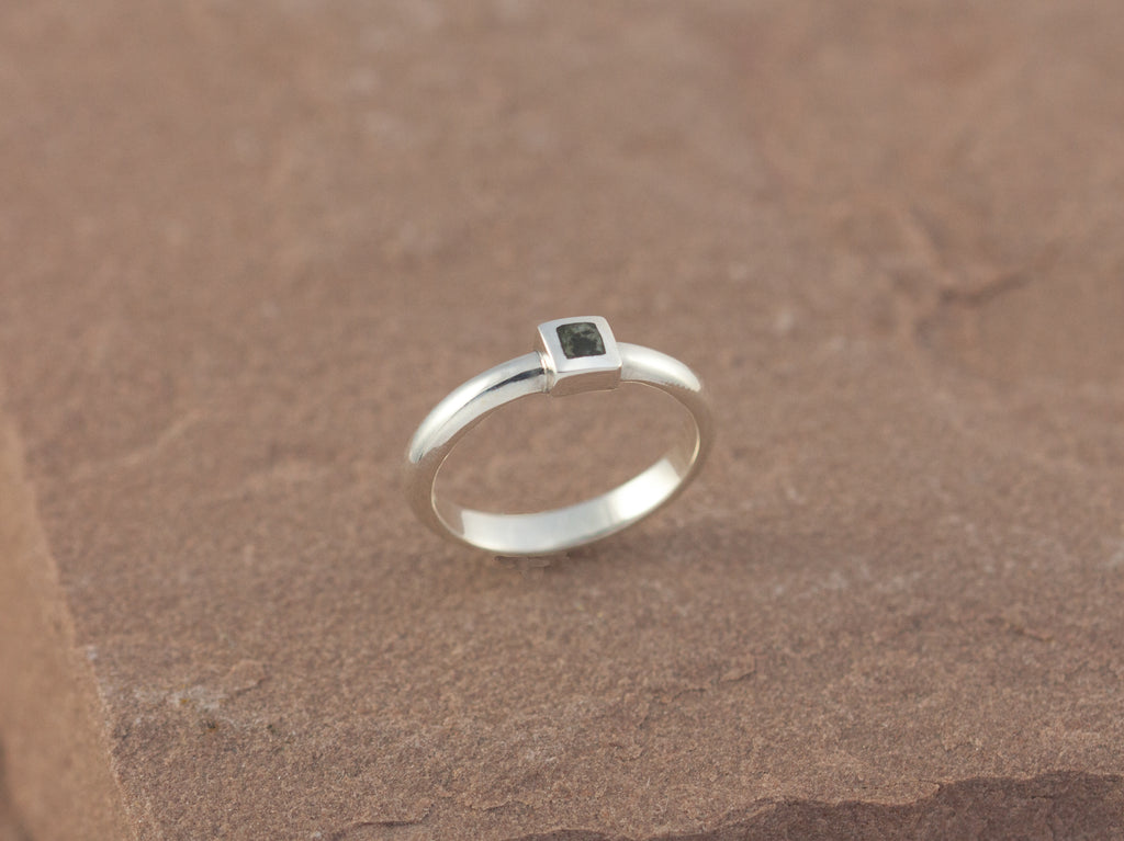 Preseli Bluestone Square Ring – Out of the Blue Jewellery