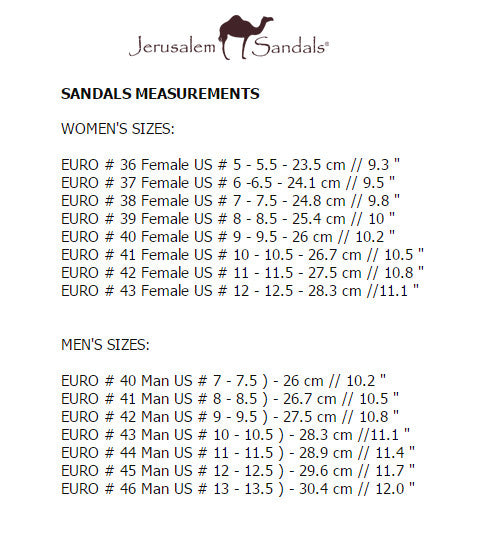 Quiksilver Sandals Size Chart