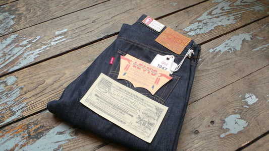 Levis 501 Raw Denim 1947 Red Selvedge  American Classics – American  Classics London