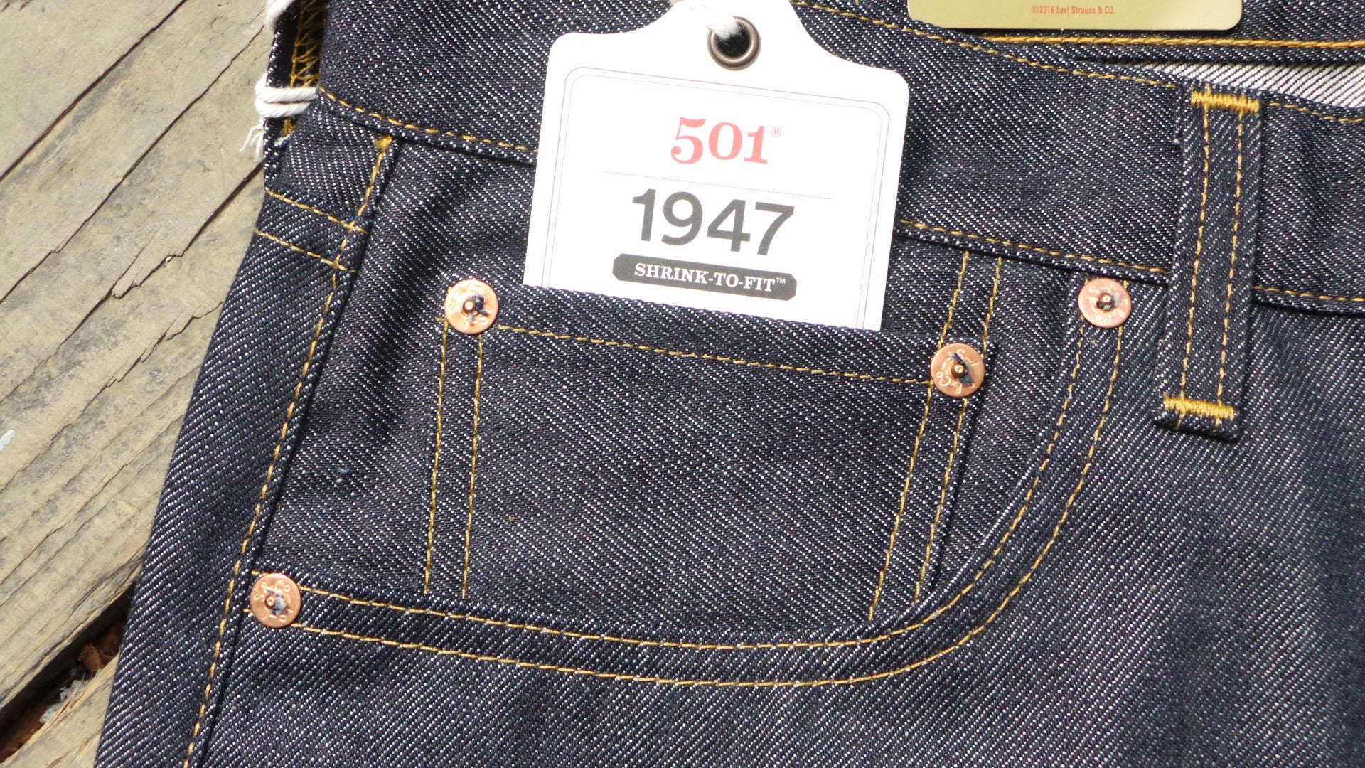 levi's 1947 shrink to fit