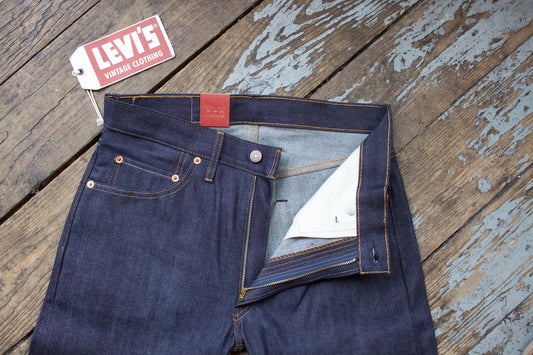 Levis 501 Raw Denim 1947 Red Selvedge  American Classics – American  Classics London