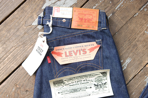 Levi's® Vintage Clothing 1937 501®XX Rigid Denim - American Classics London