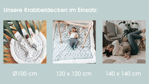 emma & noah Krabbeldecken im Einsatz