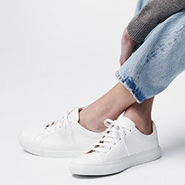 The Sneaker - Women's Leather Sneakers - Margaux