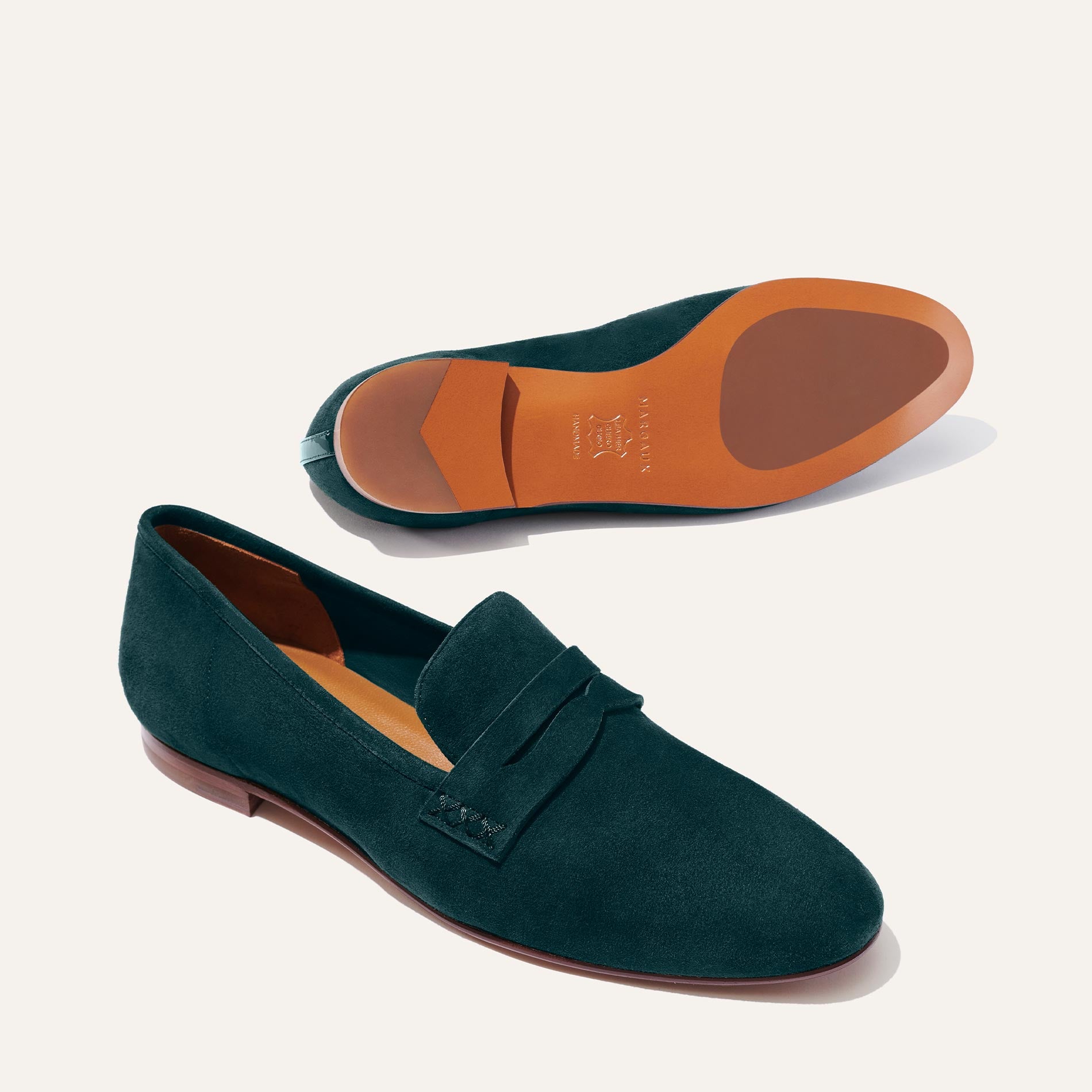 The Penny - Emerald Suede