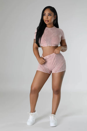 Current Mood Short Set - Top Notch Boss