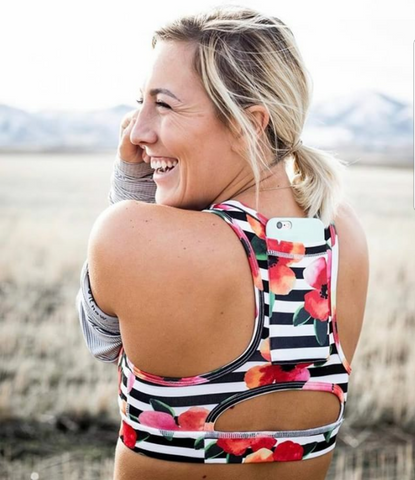 Sports bra and phone tote? Yes please. Details on the Best Day Ever blog.