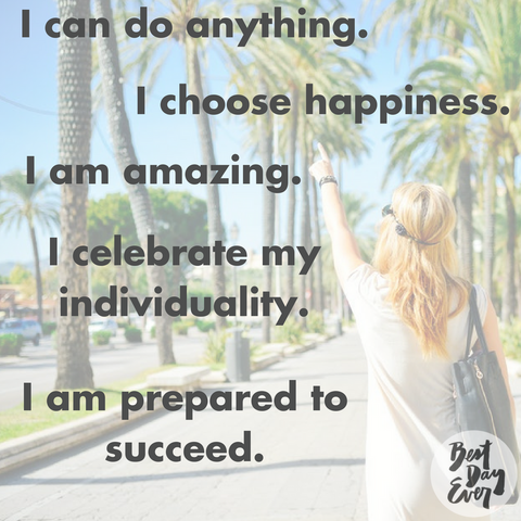 Mantra inspiration on the Best Day Ever blog.